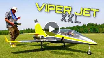 Gigant XXL RC Turbine Viper Jet Scale Model Flight Demonstration
