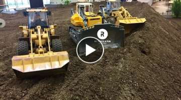 Construction Special !! RC Trucks, Excavator & Wheel loader Action! Wels 2017