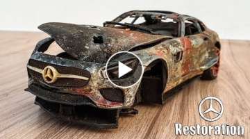 Destroyed MERCEDES Benz Amg GT - Incredible Restoration