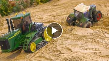 STUNNING MIX! RC TRAINS! TRACTOR RESCUE! TRUCKS! HEAVY MACHINES!