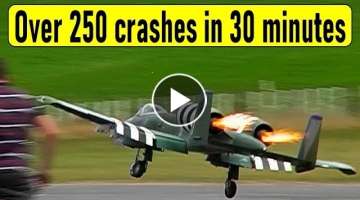 250 RC plane crashes in 30 minutes