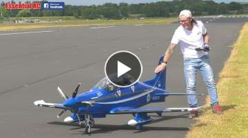 GIVES IT THE BEANS ! RC Pilatus PC-21 Turboprop Trainer | Marc Leavesley | LMA Cosford 2022